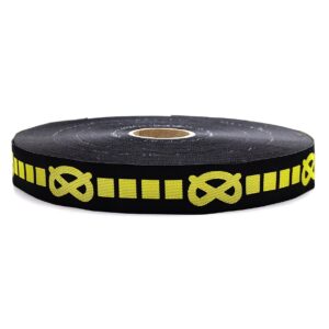 Sort med gul knob